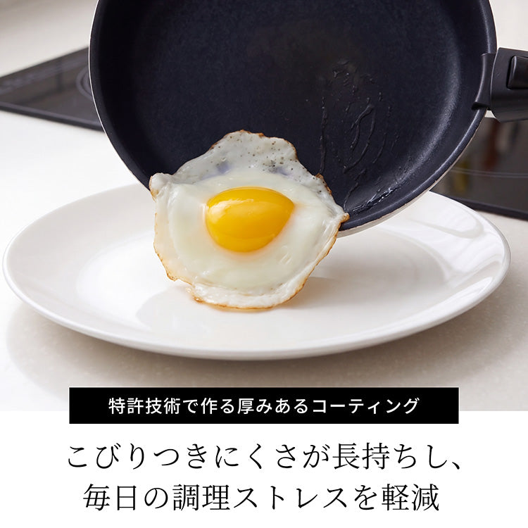 DONO 取っ手の取れる フライパン 片手鍋 8点セット 　