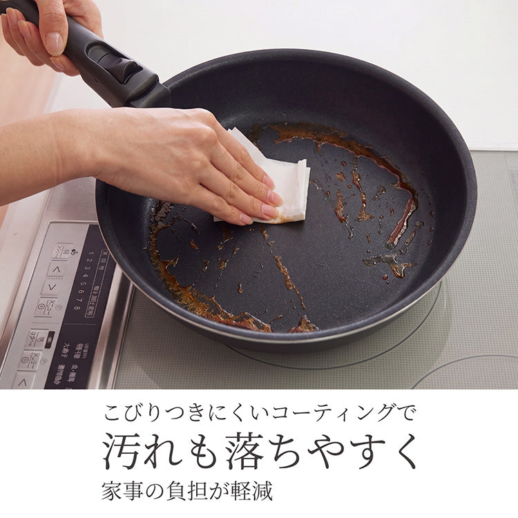 DONO 取っ手の取れる フライパン 片手鍋 8点セット 　